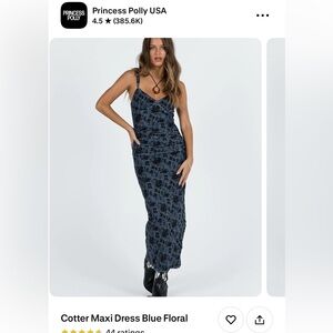 Princess Polly Midnight Floral Maxi Dress